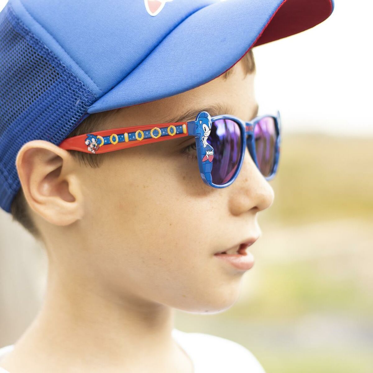 Ochelari de Soare pentru Copii Sonic Albastru